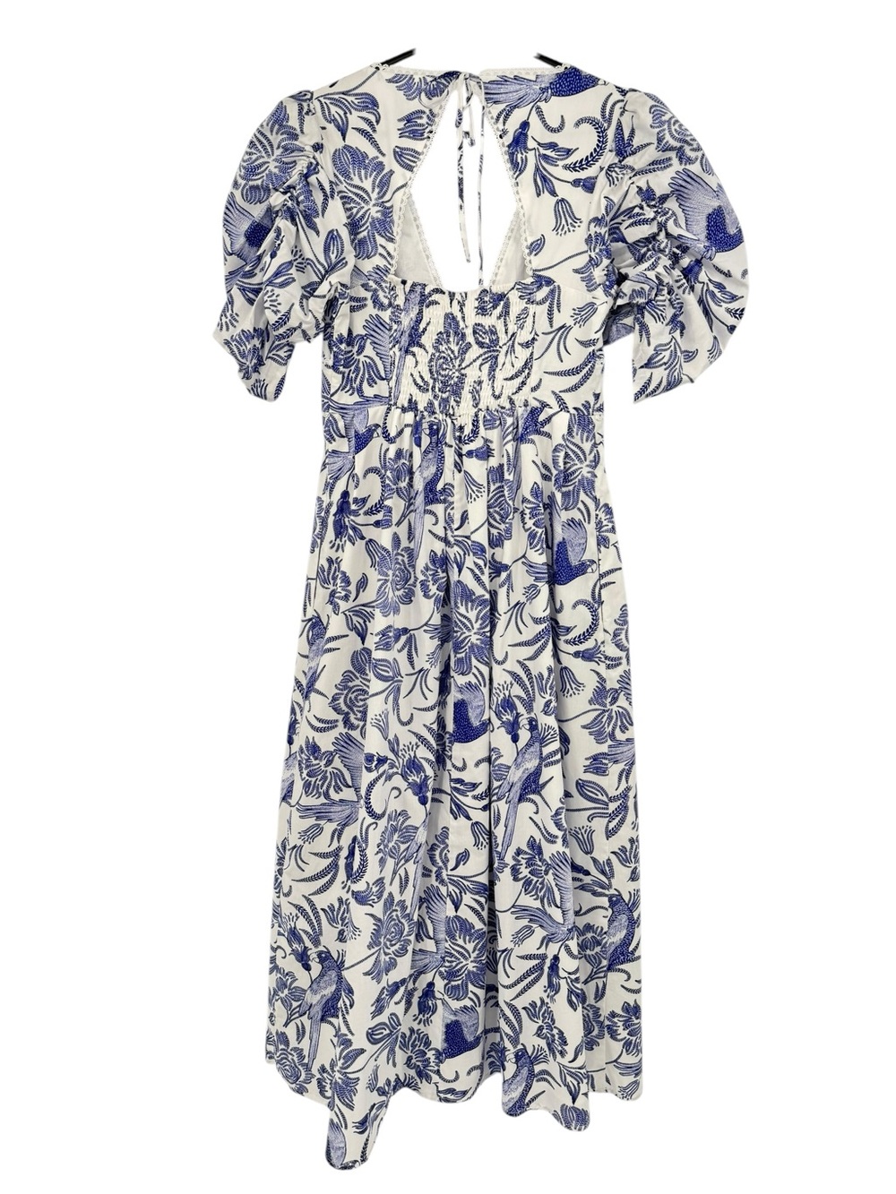 Sugarlips Jaylene Pleated Maxi Dress Virda Floral Bird S - Picture 4 of 7